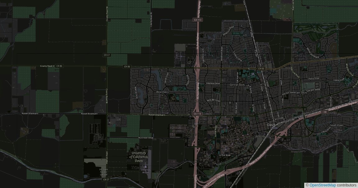 A survey flight track recorded on the independent SkyRelay map